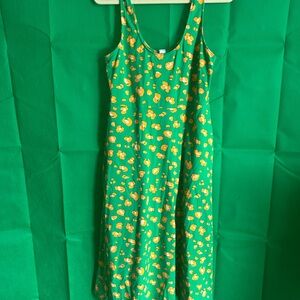 Carmen’s Casual Collection - Tabitha Brown’s Green Floral Sleeveless Dress